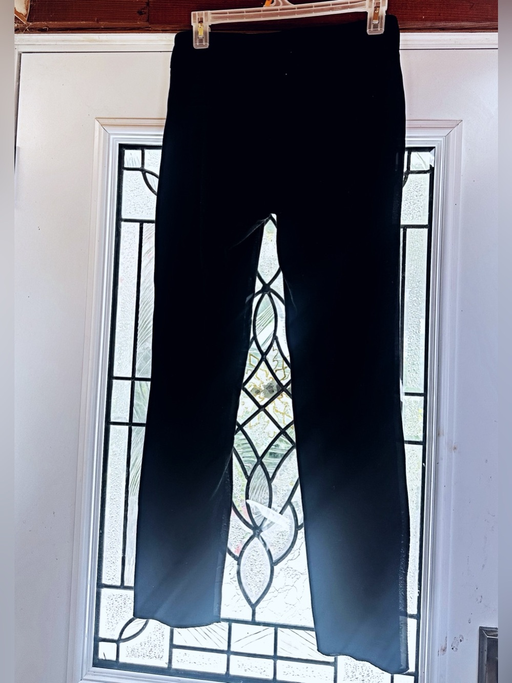 Dalia Black Straight-Leg Women's Pants